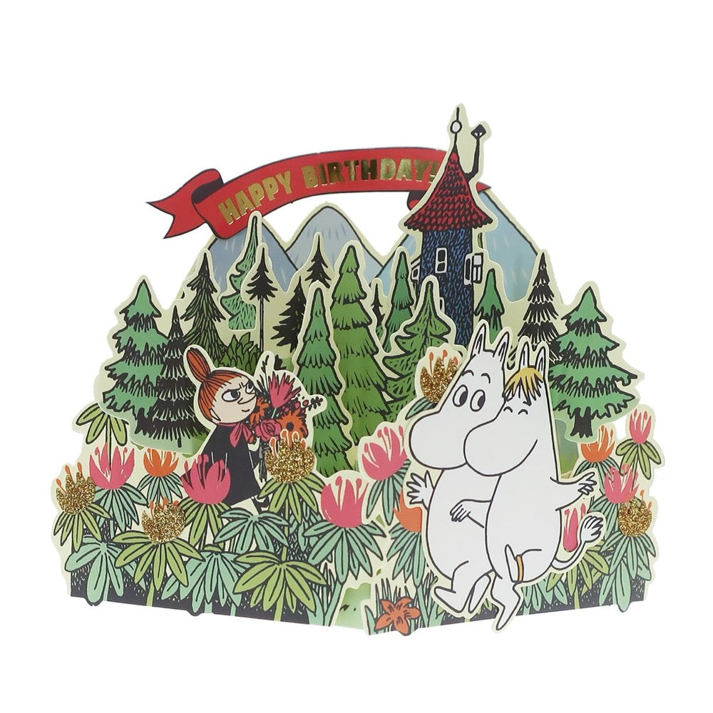 Moominvalley Pop Up Birthday Card