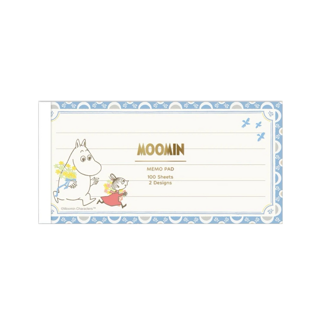 Moomin and Little My Memo Pad · Blue