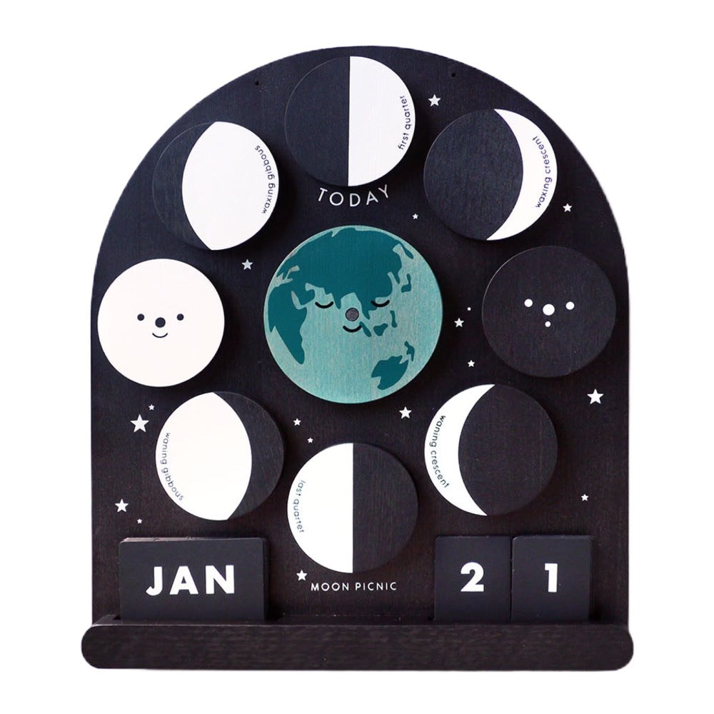 Moon Picnic Me and The Moon, Moon Phase Calendar
