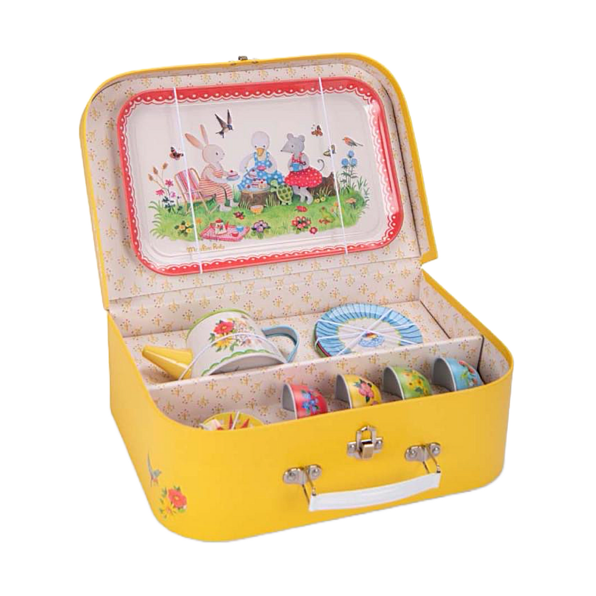 Moulin Roty Miniature Tea Set | La Grande Famille | Acorn Toy Shop