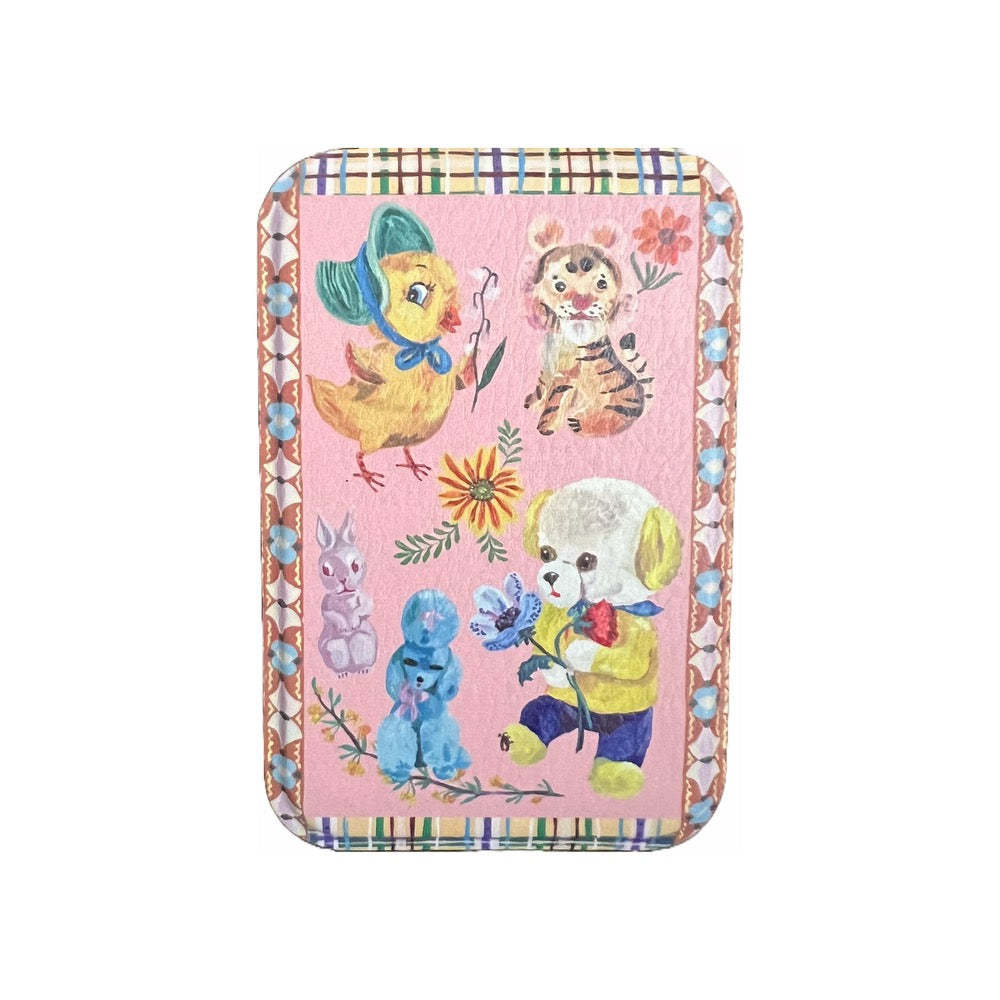 Nathalie Lété Compact Folding Mirror · Spring Chick and Friends