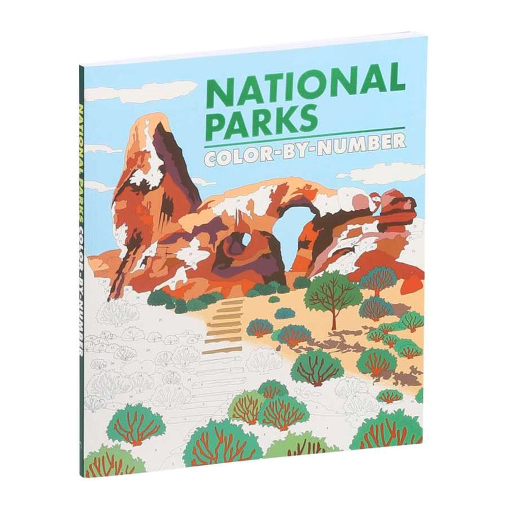National Parks Color-By-Number By Editors of Thunder Bay Press