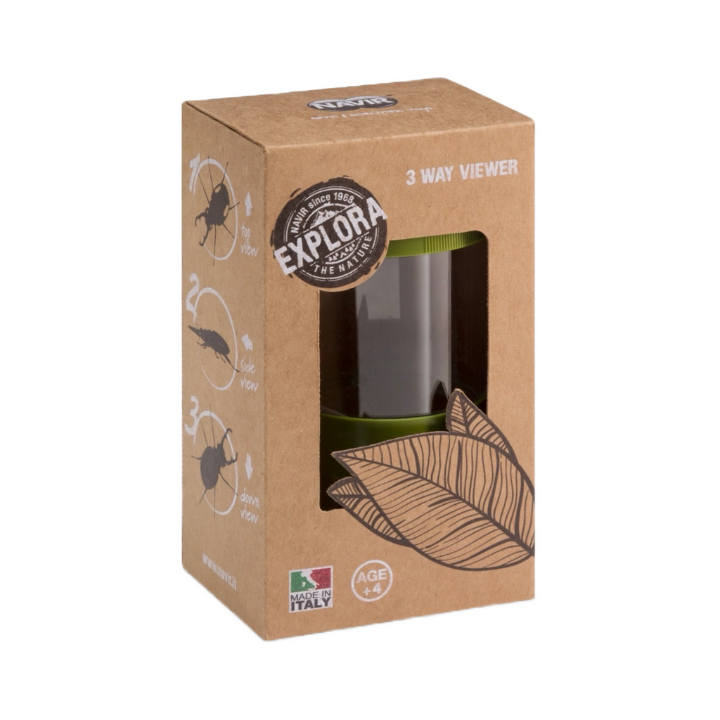 Navir Triple View Magnifying Box