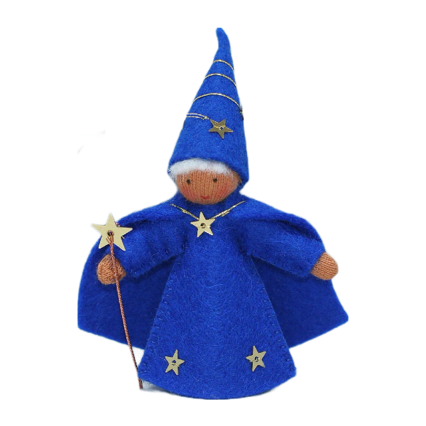 Night Sky Wizard Ornament · Brown