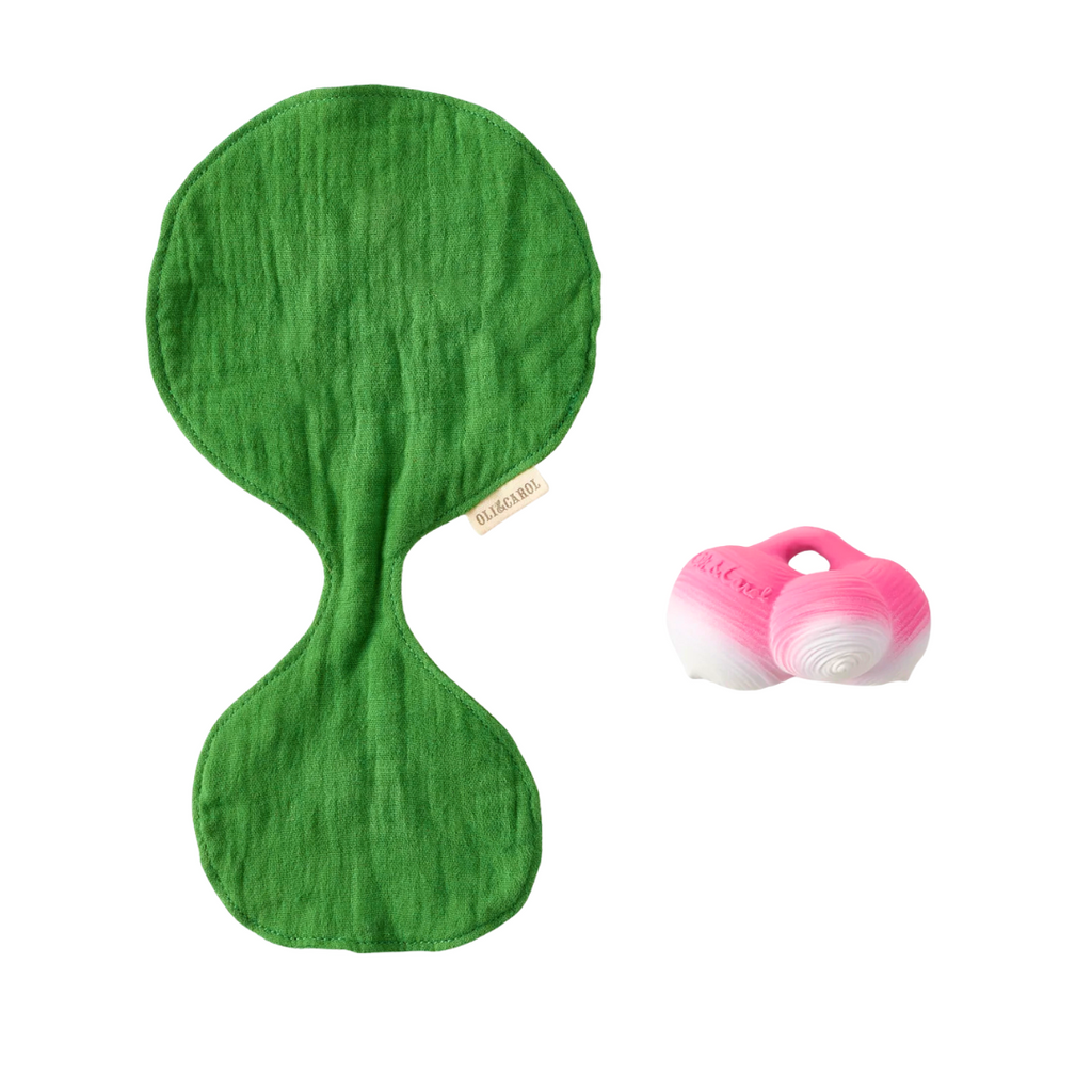 Oli and Carol Ramona The Radish Natural Rubber Doudou Teether