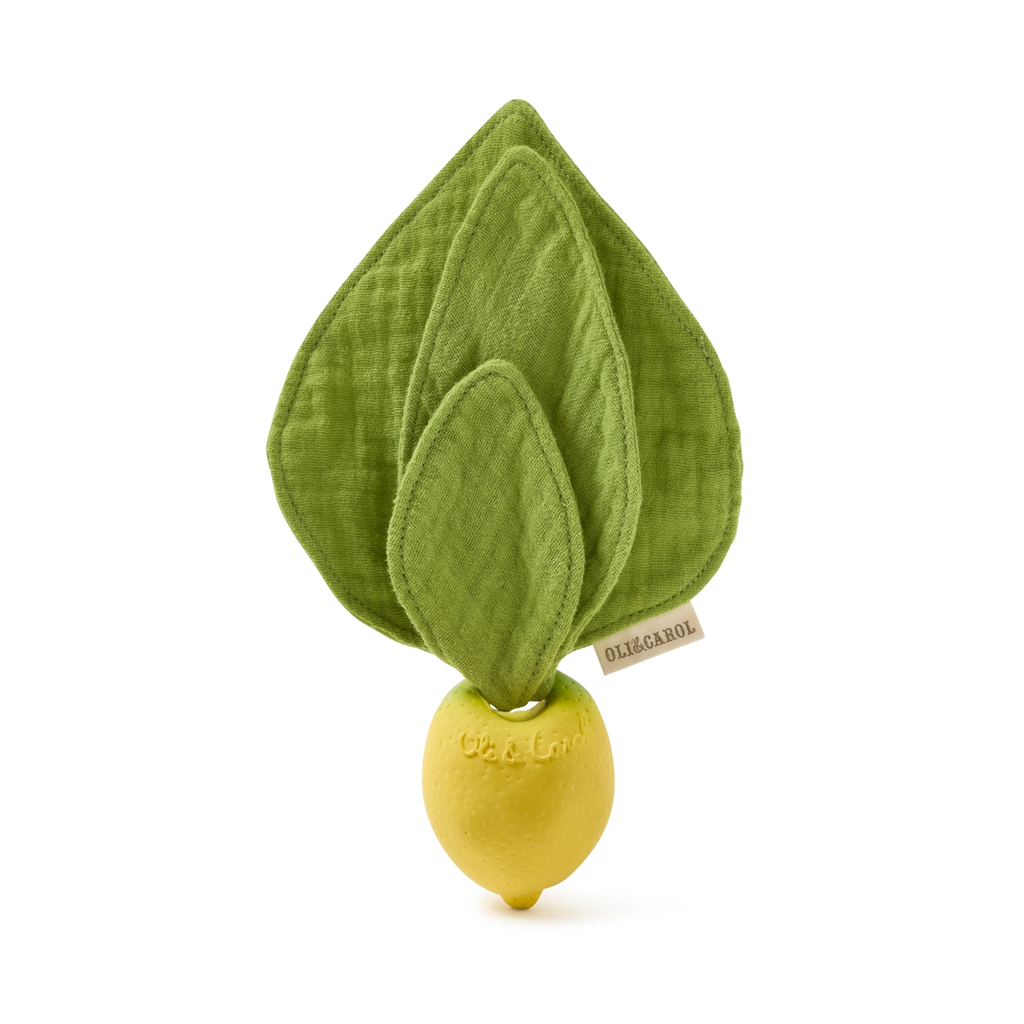 Oli and Carol Mini Lemon Doudou Teether
