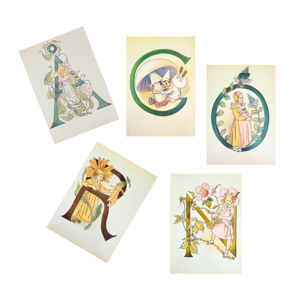 Ottilia Adelborg Letter Postcards · Multiple Styles