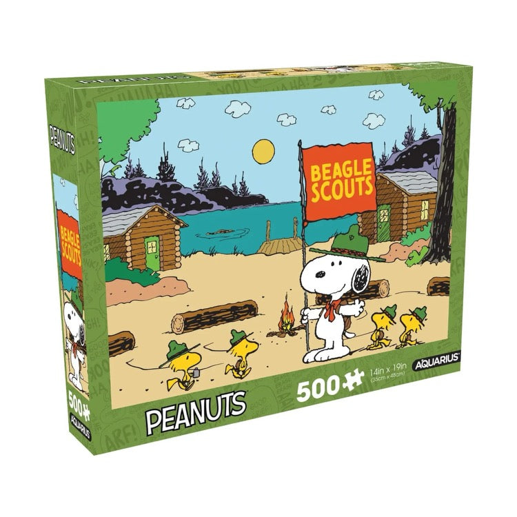 Peanuts Beagle Scouts 500 Piece Jigsaw Puzzle