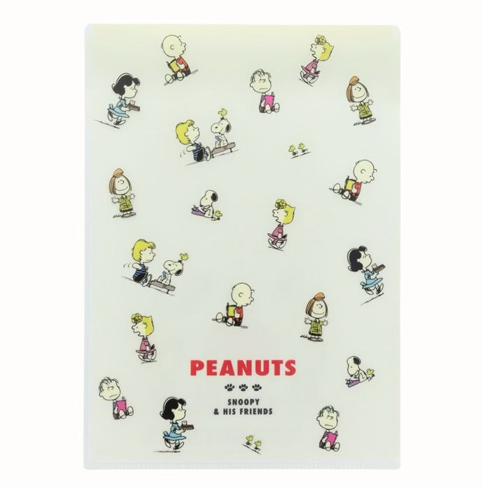 Peanuts Clear File Folder