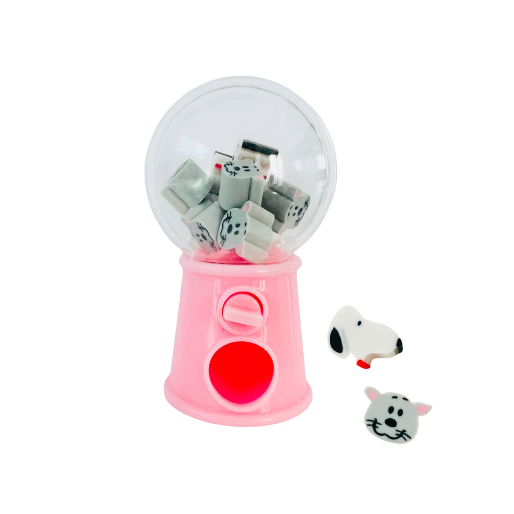 Peanuts Gumball Machine with Snoopy and Faron · Pink