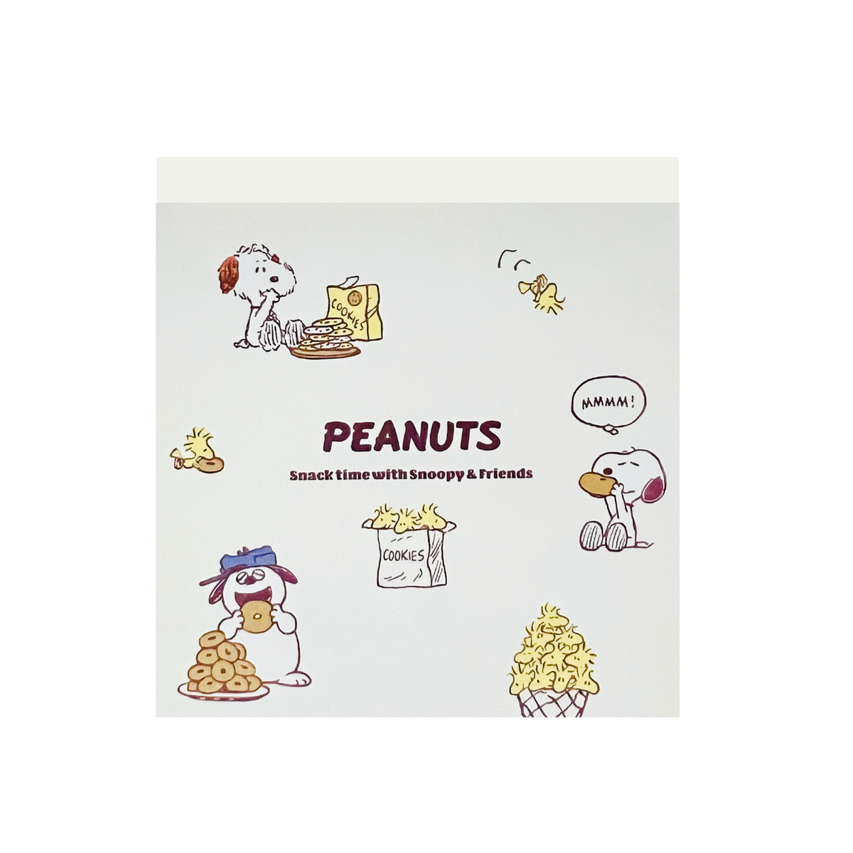 Peanuts Memo Pad • Snoopy and Siblings Snack Time | Acorn Toy Shop