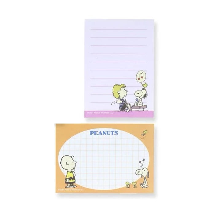 Peanuts Mini Memo Pad • Piano Practice