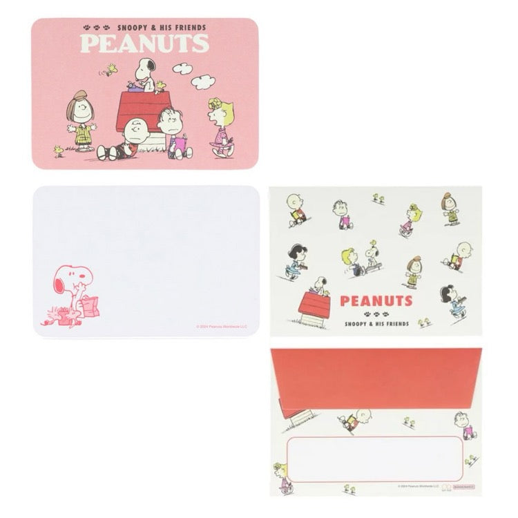 Peanuts Mini Letter Set  · Pink Snoopy and Friends