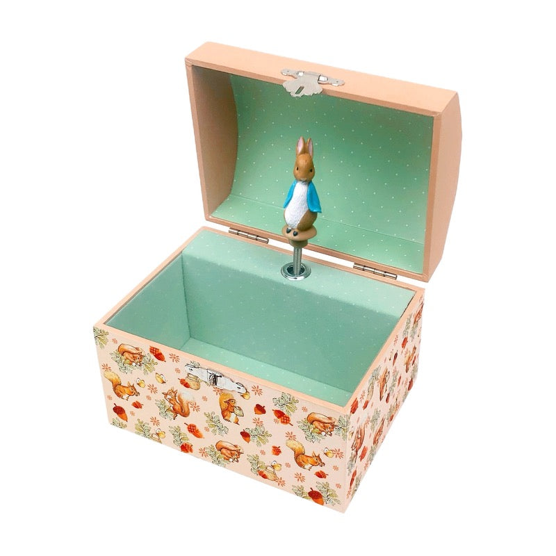 Peter Rabbit Acorns Music Box Bank