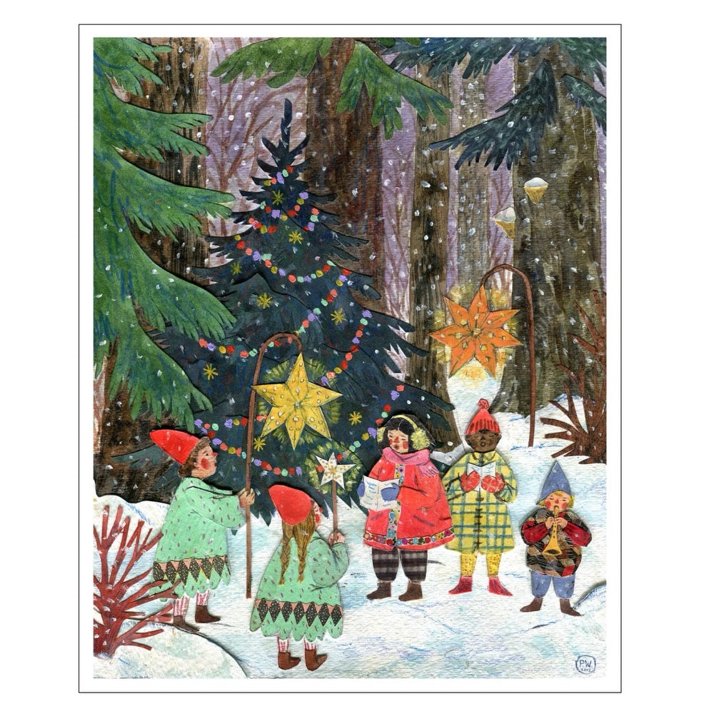Phoebe Wahl Christmas Joy Print