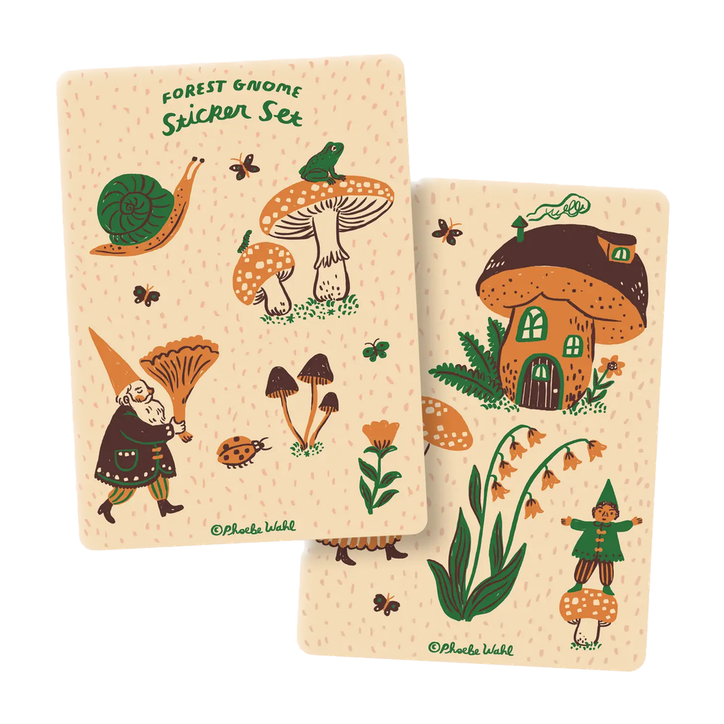 Phoebe Wahl Sticker Set · Forest Gnomes