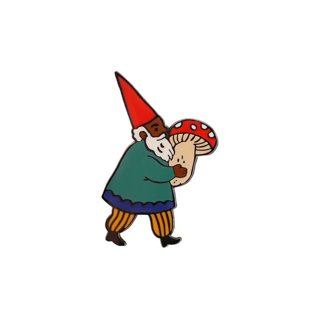 Phoebe Wahl Pin · Mushroom Gnome