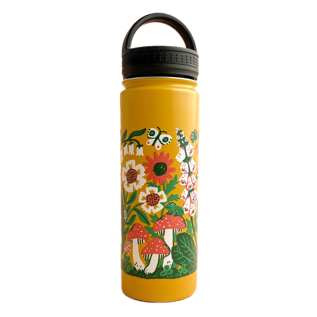 Phoebe Wahl Sunshine Garden Insulated Water Bottle