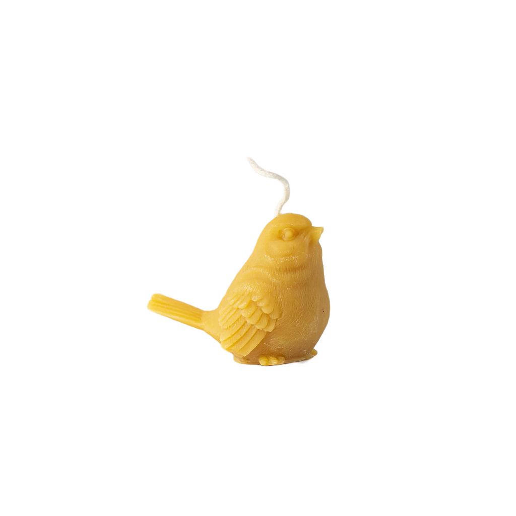 Pine Barrens Post Bird Beeswax Candle