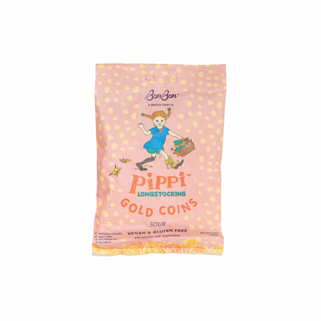 Pippi Longstocking Sour Gold Coins Candy