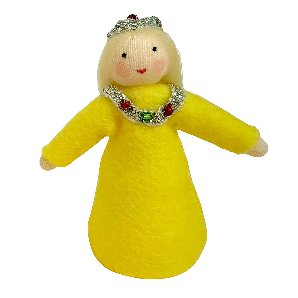 Princess in Yellow Dress · White