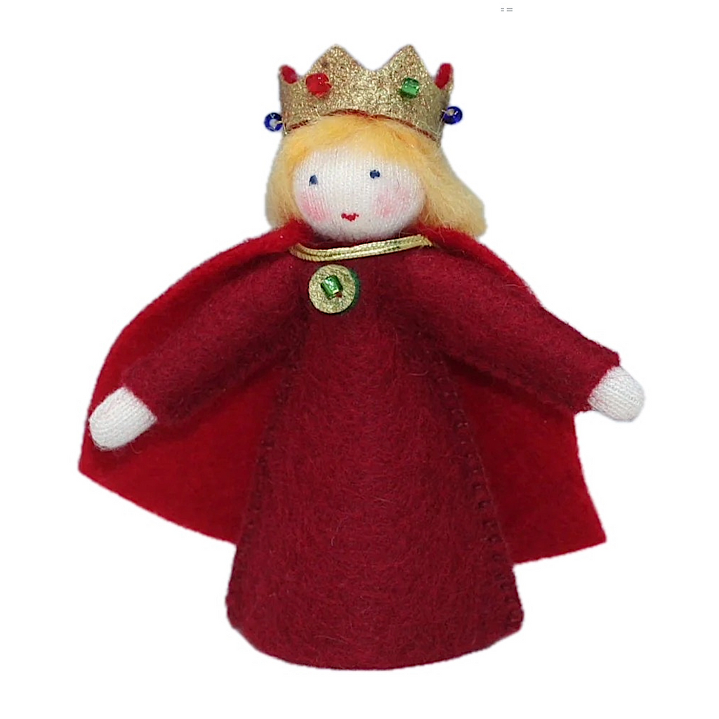 Prince with Burgundy Cape · White