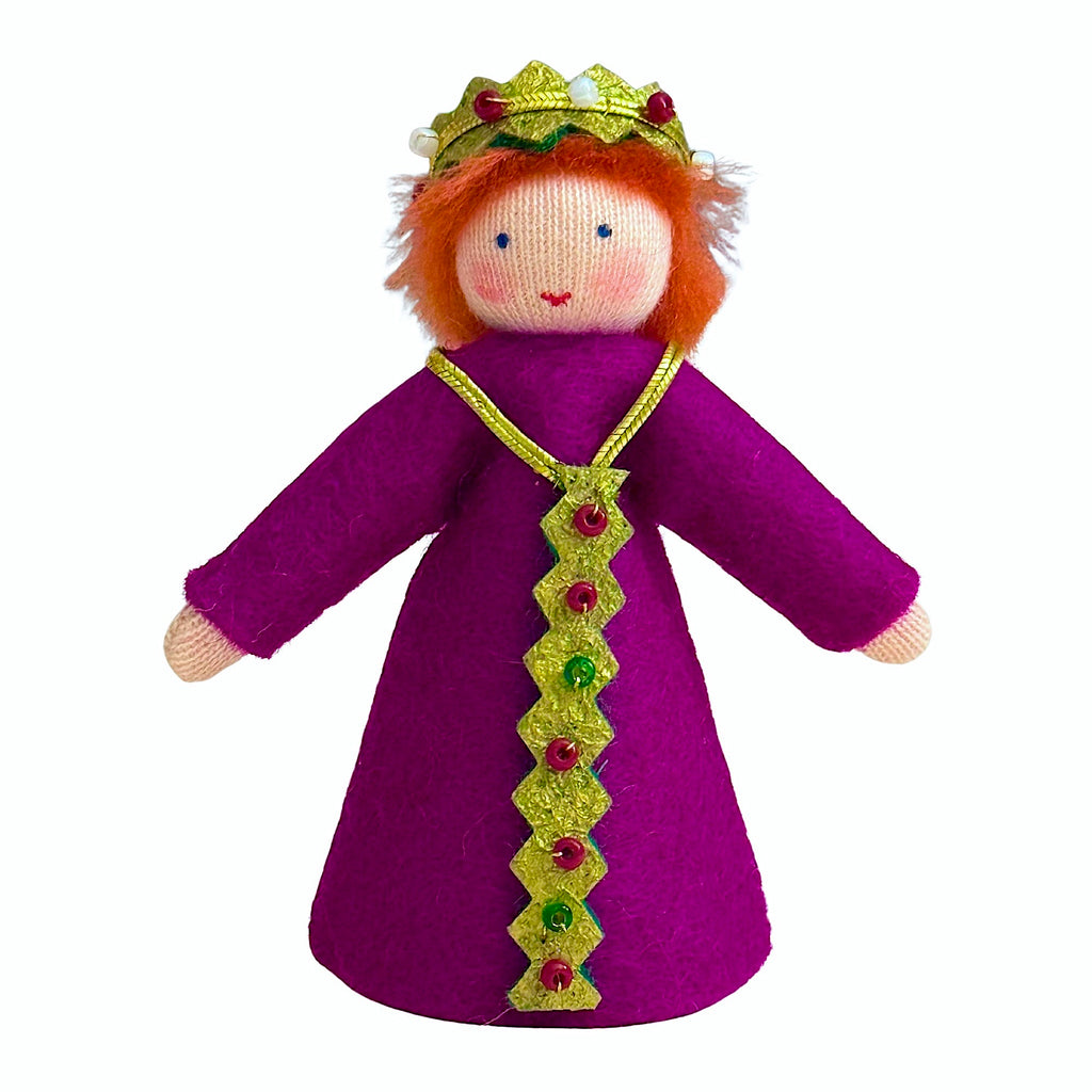 Prince with Violet Gown · White