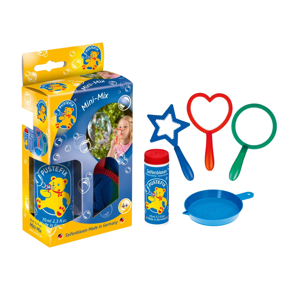 Pustefix Mini Mix Set with 3 Bubble Rings