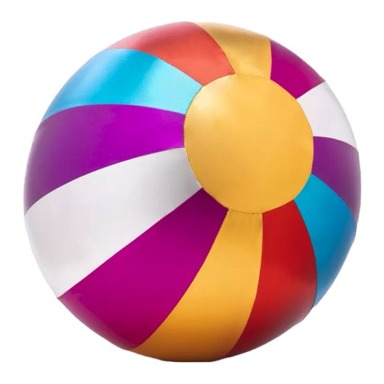 Ratatam! Inflatable Fabric Ball • Striped Circus