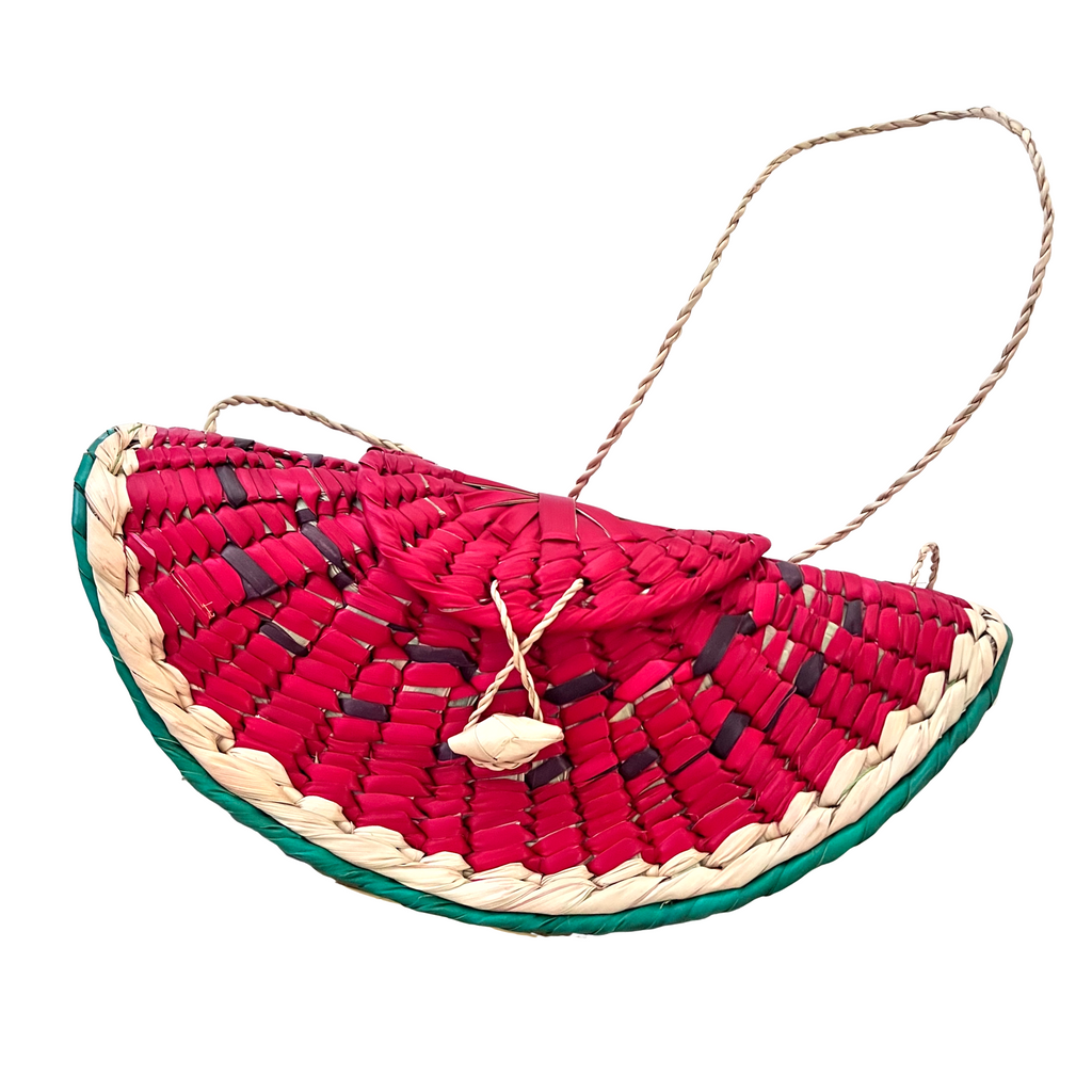 Woven Watermelon Purse