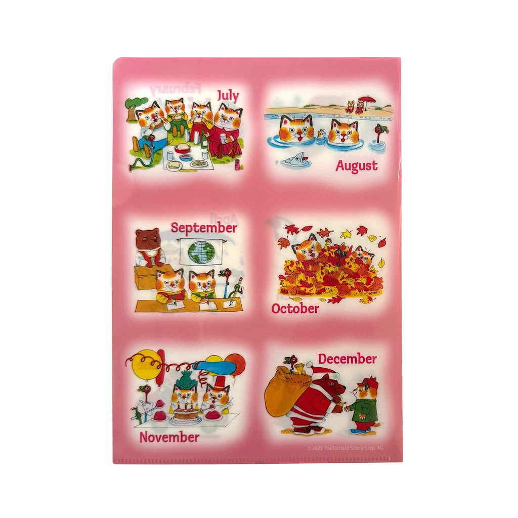 Richard Scarry B5 File Folder · Around the Year *Limited Edition