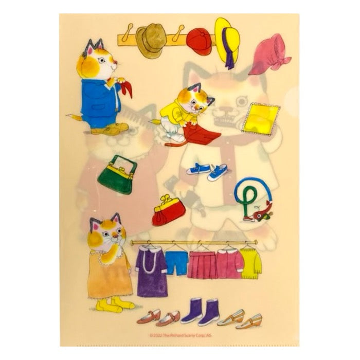Richard Scarry Clear File Folder · Brushing Teeth and Getting Dressed