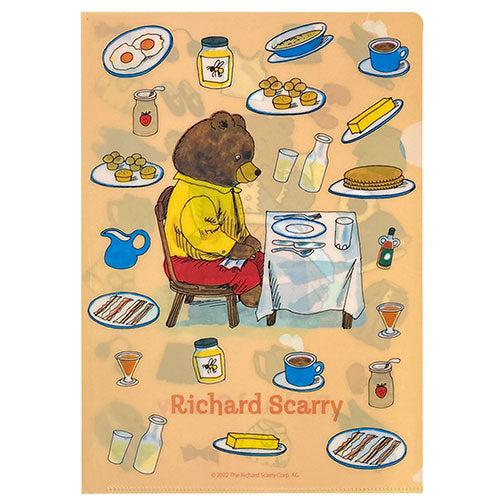 Richard Scarry A4 File Folder · Wake Up and Eat *Limited Edition