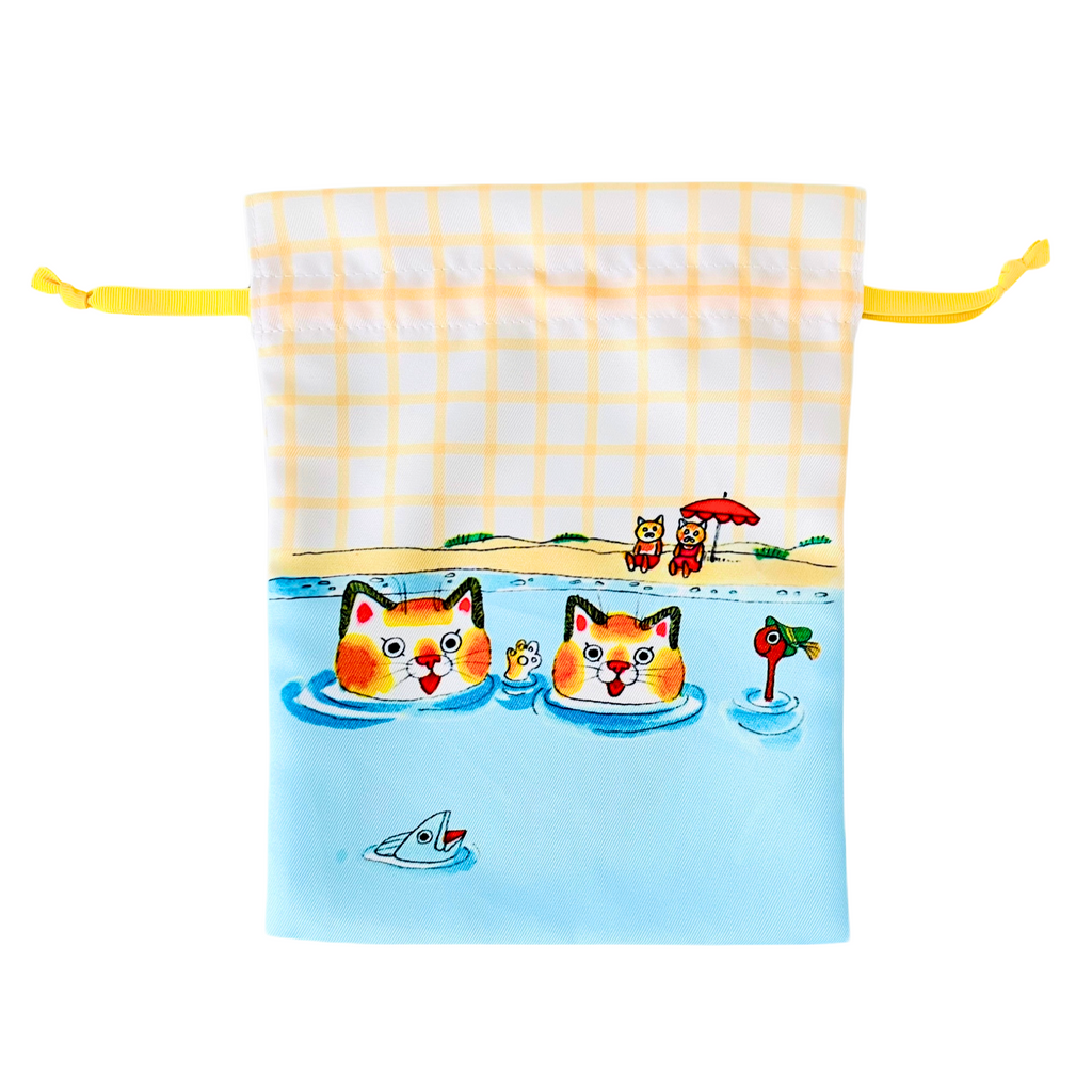 Richard Scarry Drawstring Bag · Beach Day *Limited Edition