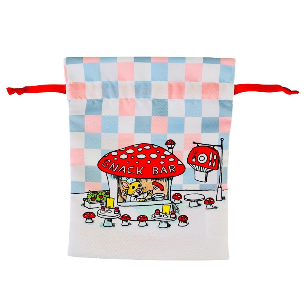 Richard Scarry Drawstring Bag · Groceries and Snack Bar  *Limited Edition