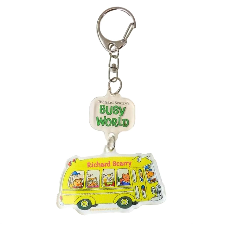 Richard Scarry Keychain · Bus