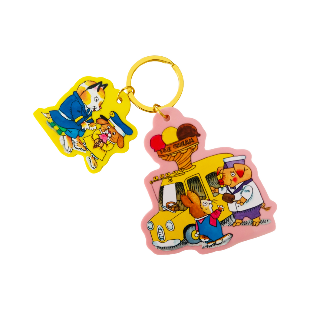 Richard Scarry Keychain · Busytown Ice Cream Truck *Limited Edition