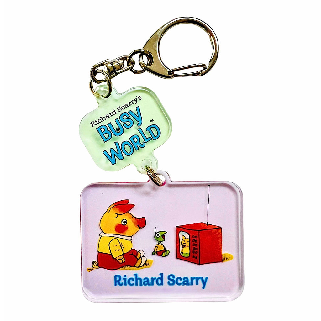 Richard Scarry Keychain · Television Time! *Limited Edition