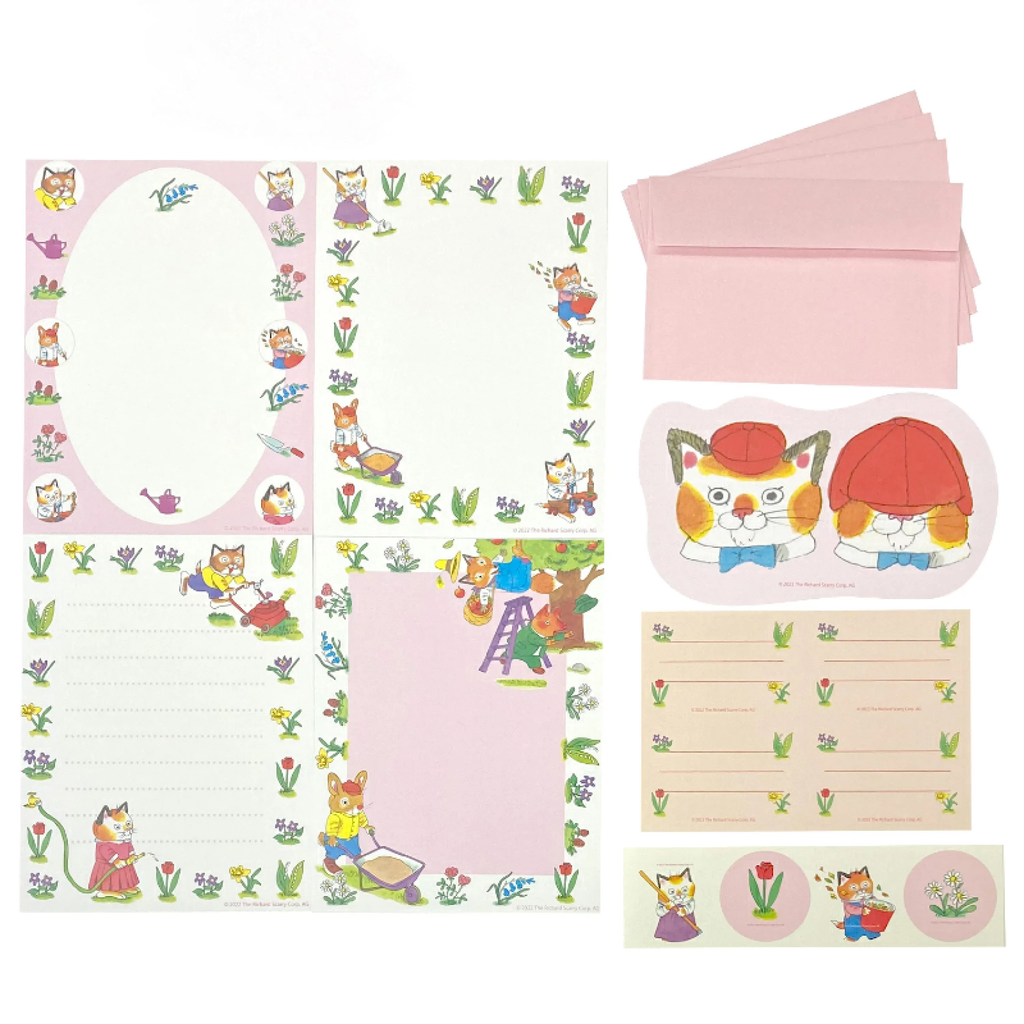 Richard Scarry Letter Set · Garden Work