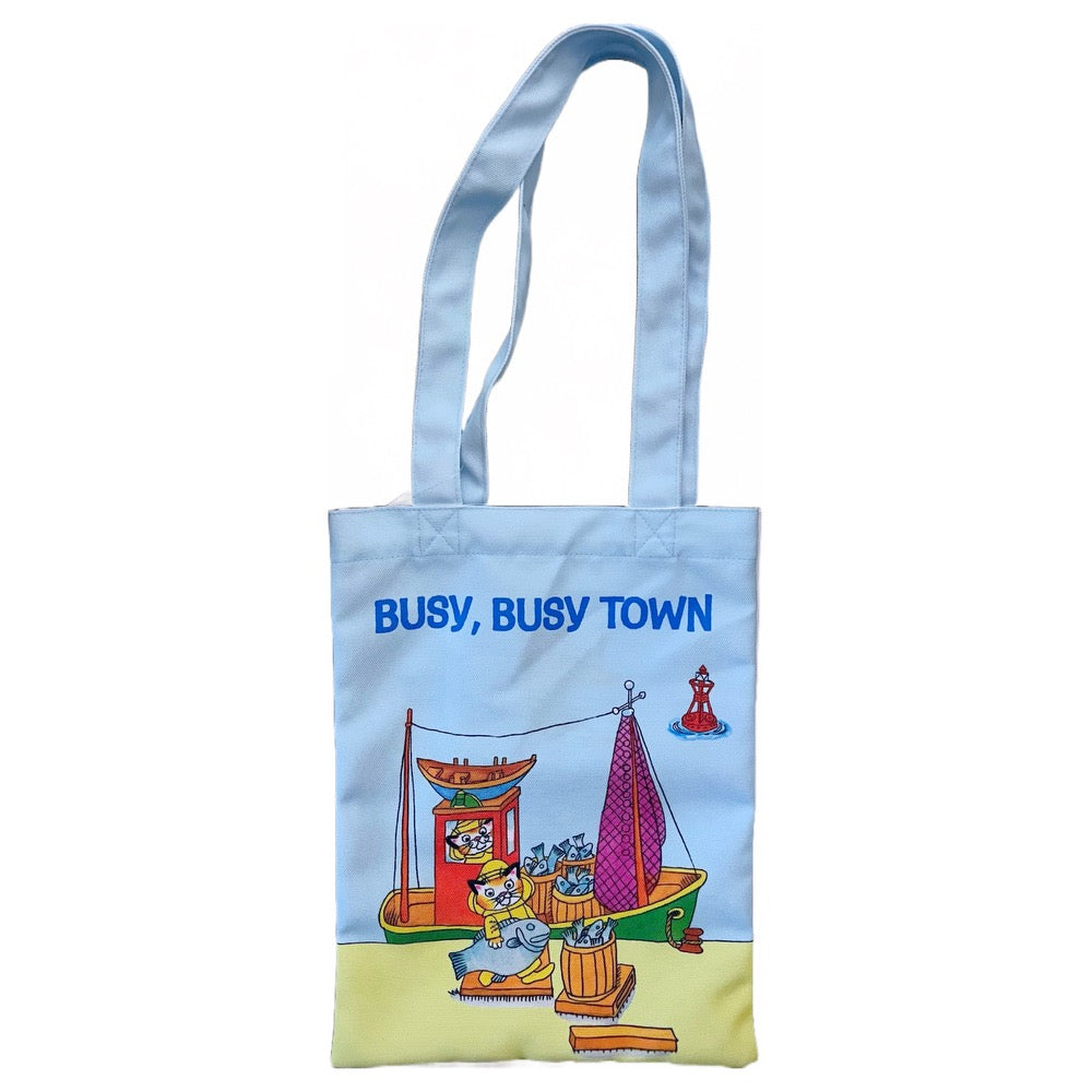 Richard Scarry Long Tote Bag · Busy Busy Town