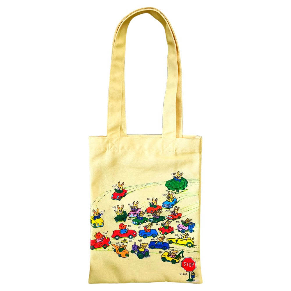 Richard Scarry Long Tote Bag · Rabbit Road Trip