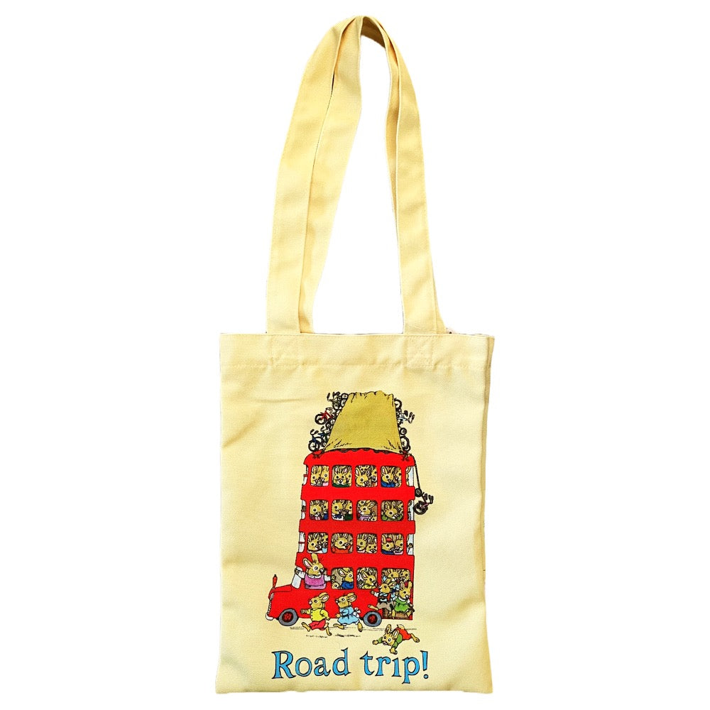 Richard Scarry Long Tote Bag · Rabbit Road Trip