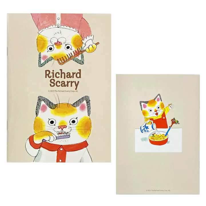 Richard Scarry Notebook · Morning Routine