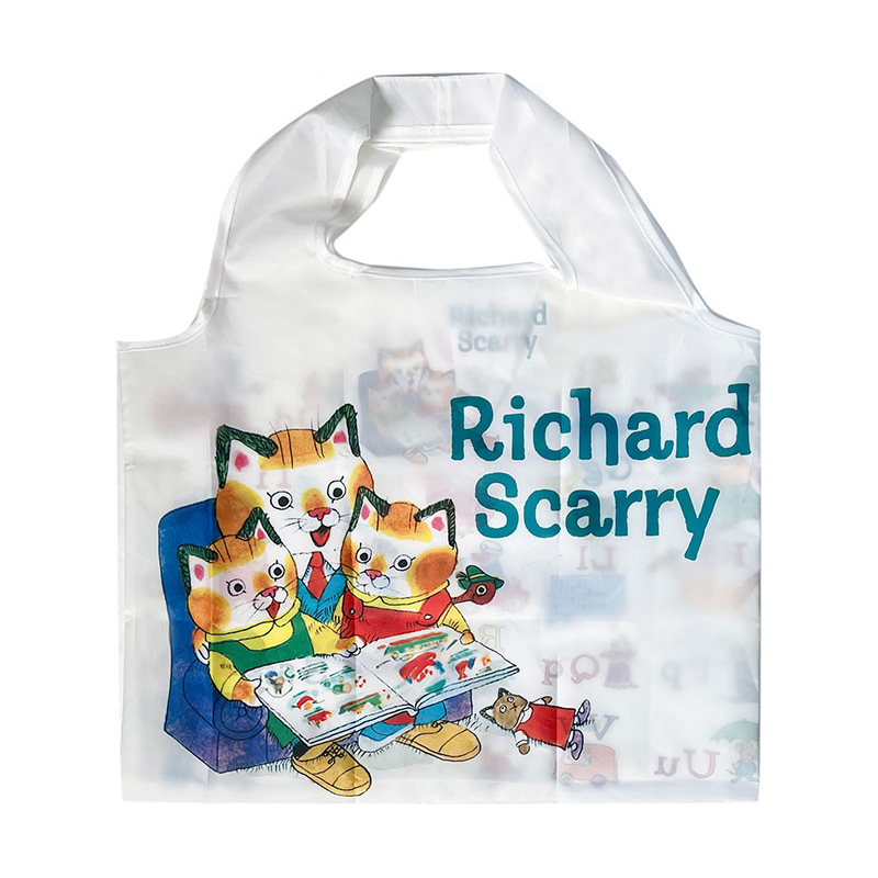 Richard Scarry Portable Shopping Bag · Alphabet Characters and Cat Family