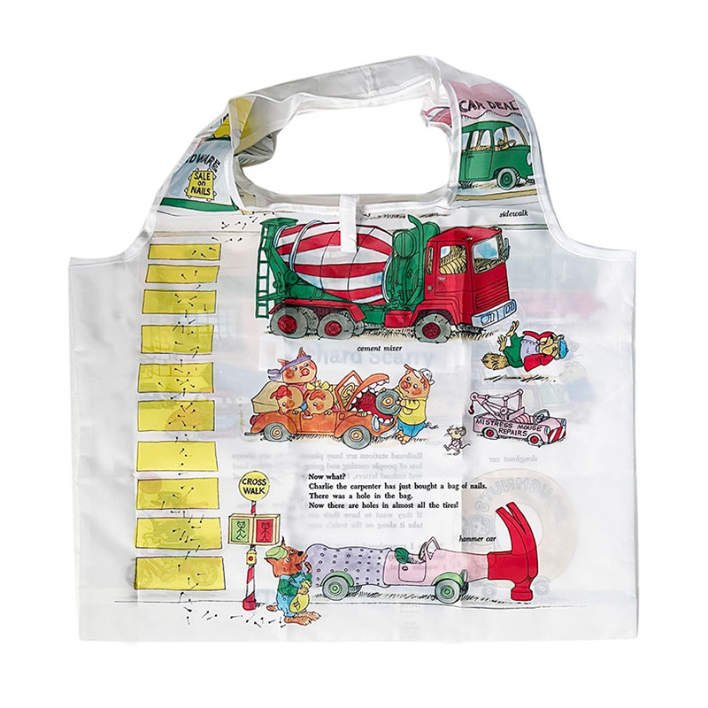 Richard Scarry Portable Shopping Bag · Car Repair and Railroad