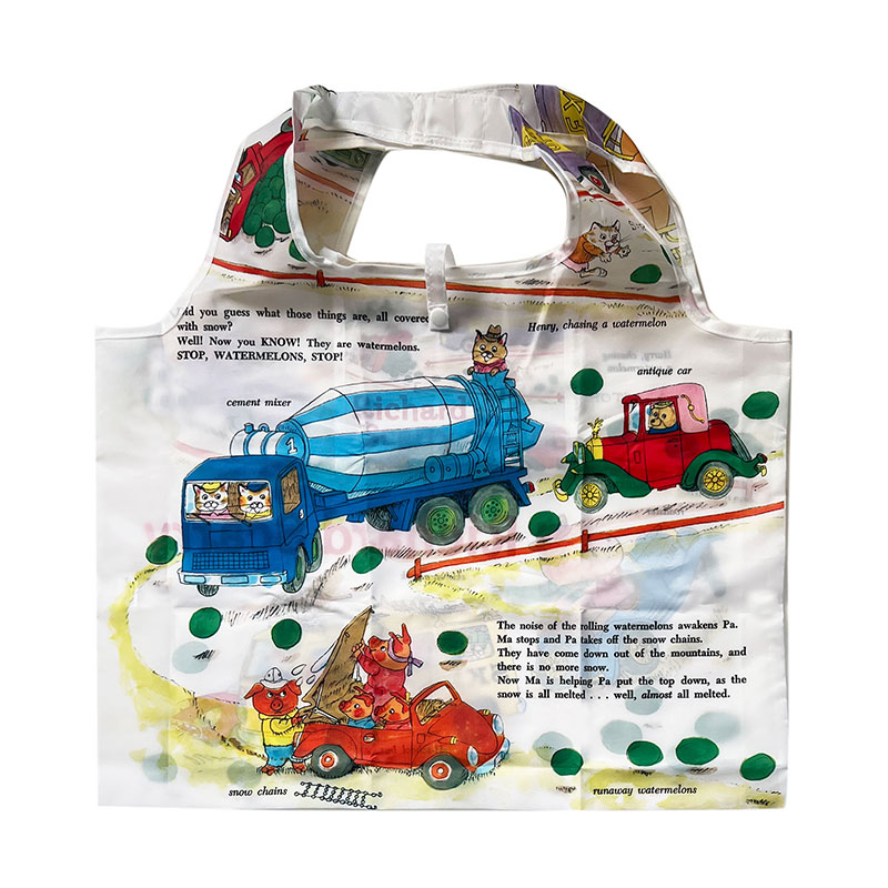 Richard Scarry Portable Shopping Bag · Rolling Watermelons and Ski School