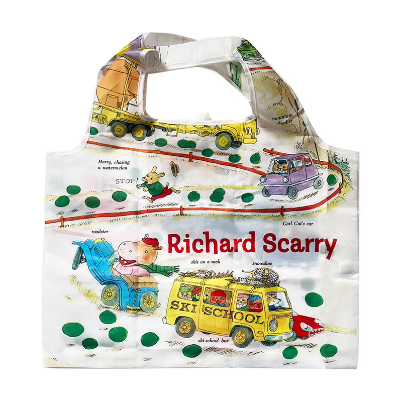 Richard Scarry Portable Shopping Bag · Rolling Watermelons and Ski School