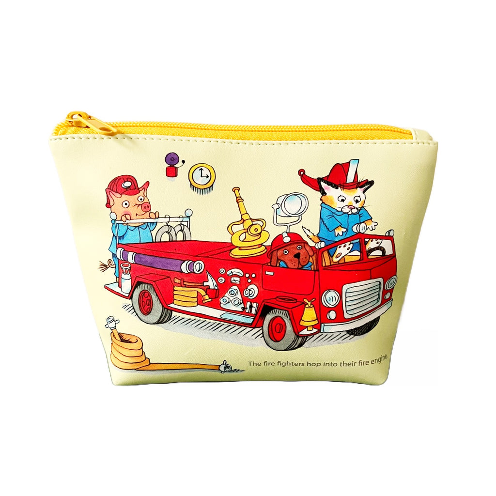 Richard Scarry Pouch · Firefighters and Traffic Stop