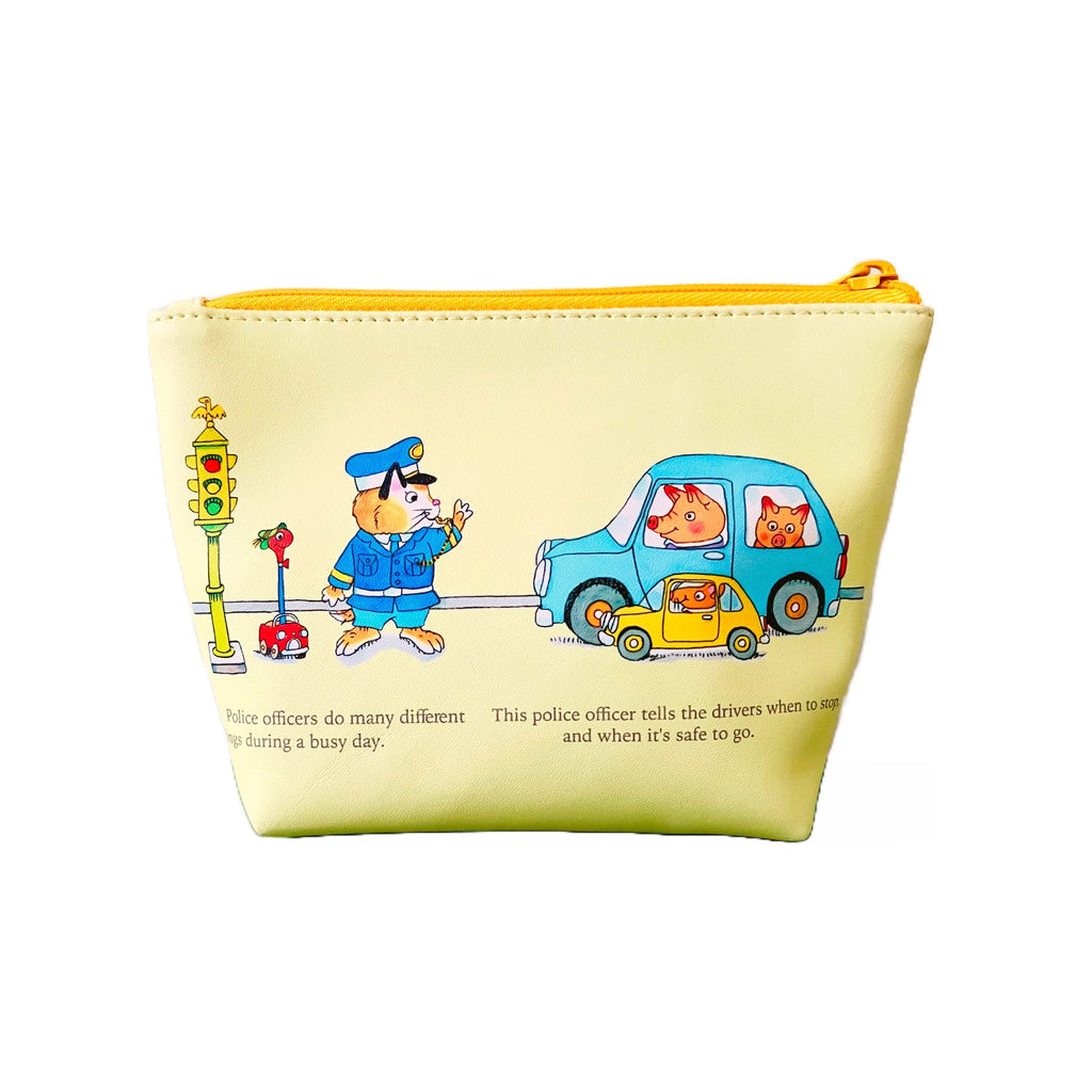 Richard Scarry Pouch · Firefighters and Traffic Stop