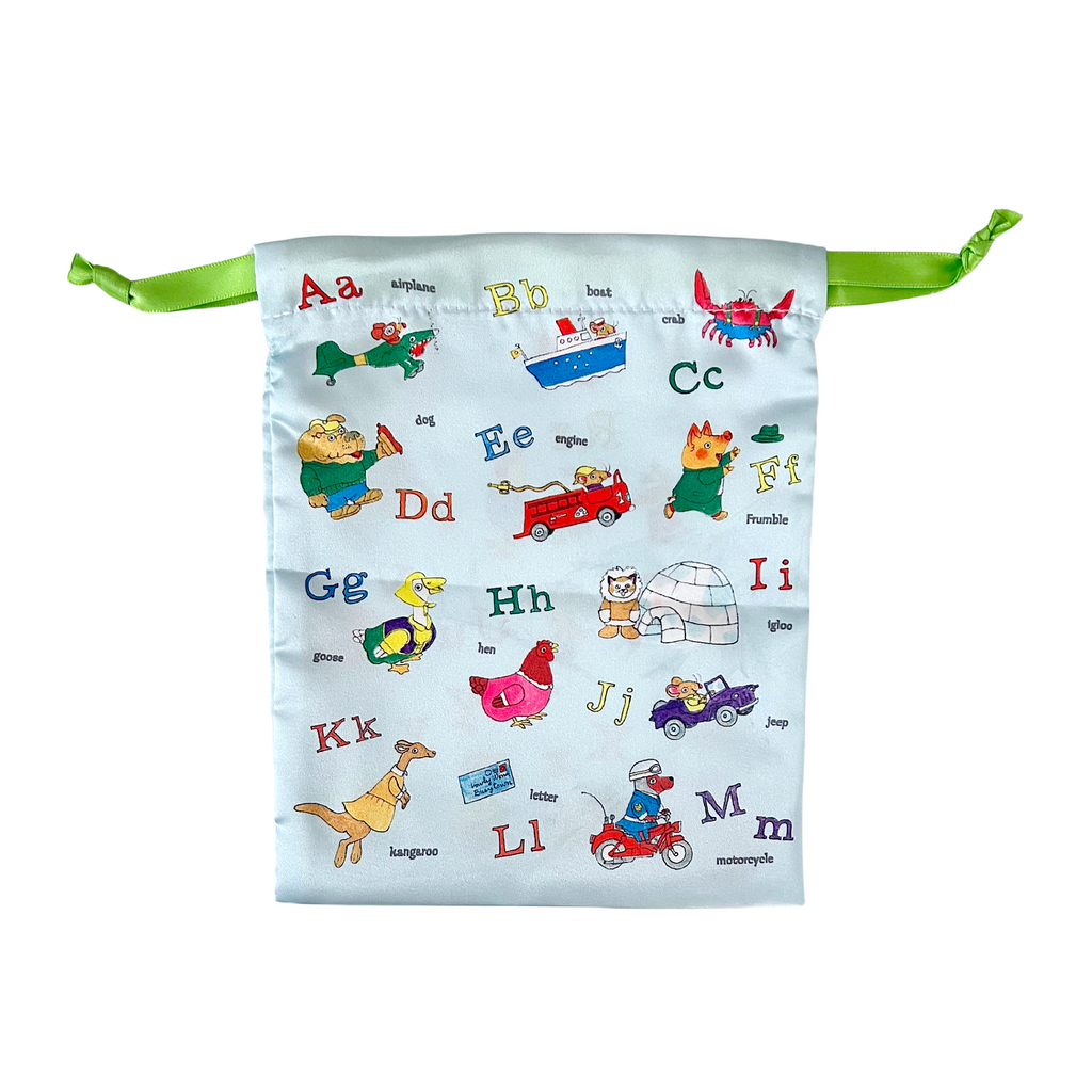 Richard Scarry Small Drawstring Bag · ABC's  *Limited Edition